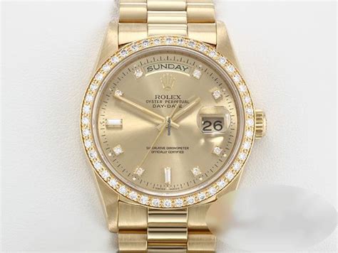 rolex day date mit brilanten|Rolex Day-Date bracelets.